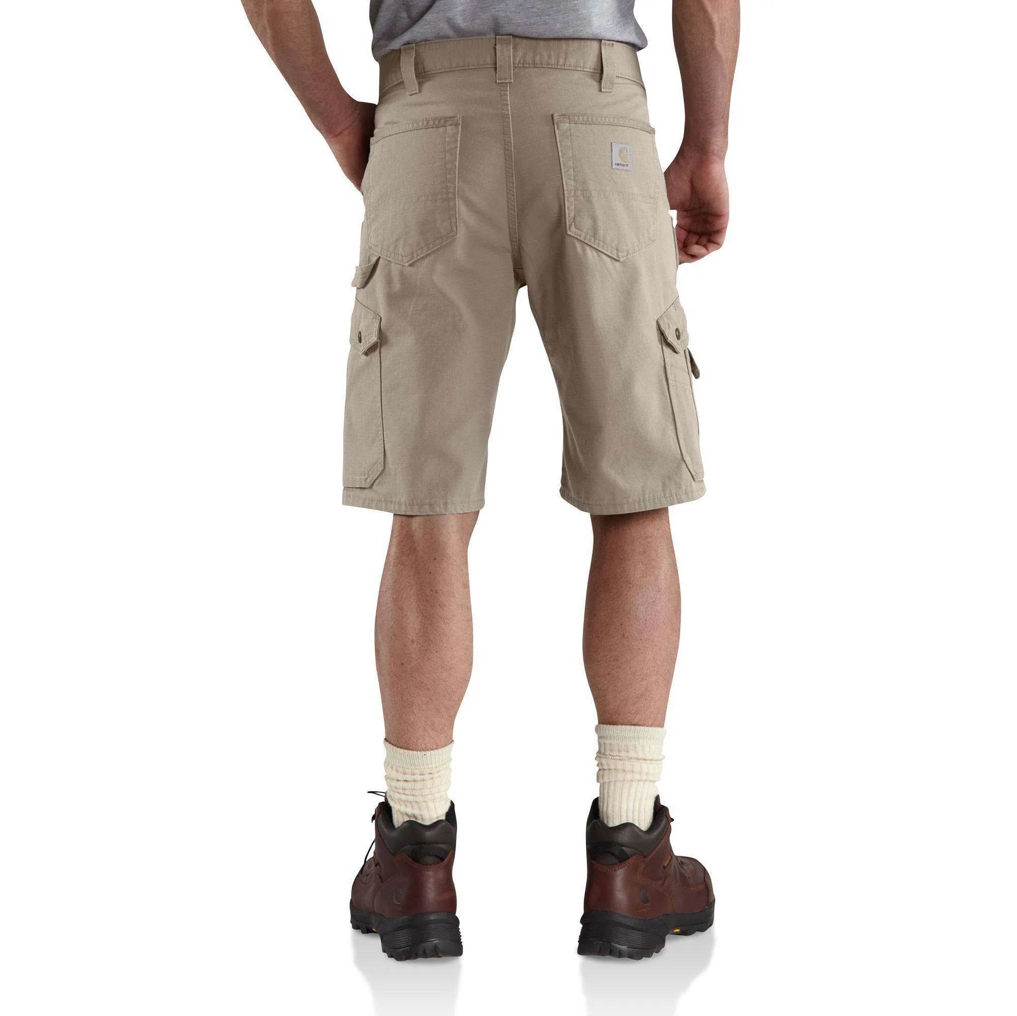 COTTON RIPSTOP CARGO WORK SHORT