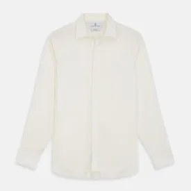 Cream Silk Weekend Fit Fairlight Shirt