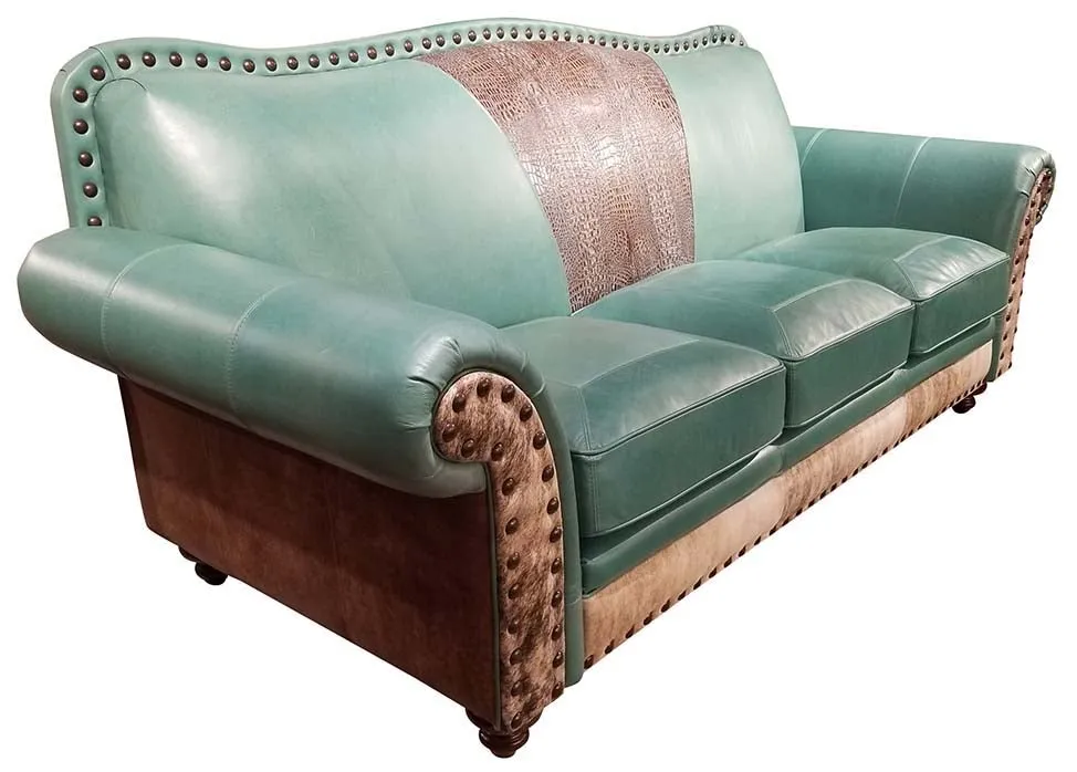 Creek Comfort Leather Sofa