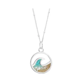 Cresting Wave Necklace - Ocean Gradient