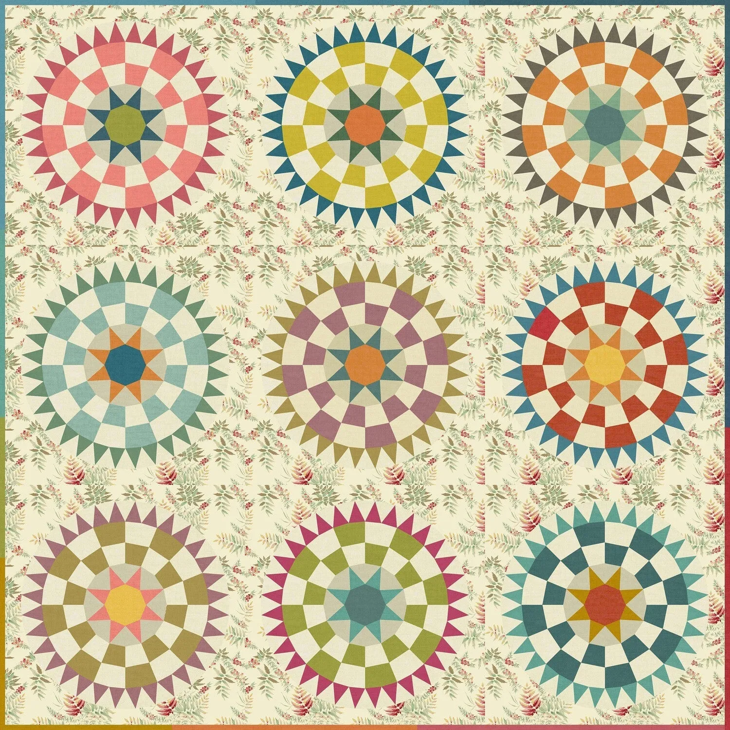 Desert Rose Quilt Pattern by Edyta Sitar from Laundry Basket Quilts, LBQ-0976-P