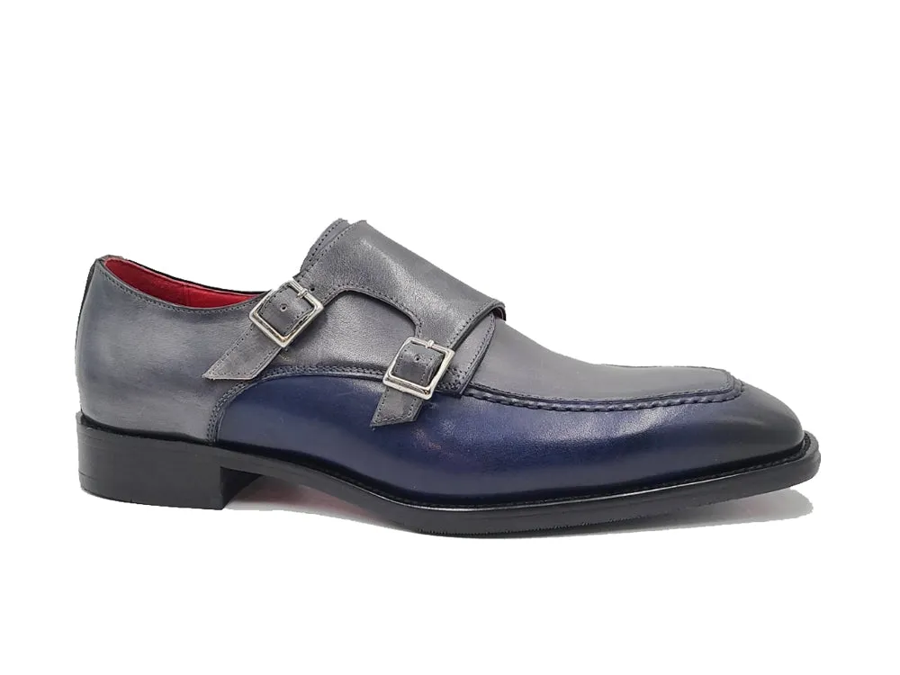 Double Monk Strap Two Tone