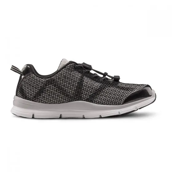 Dr. Comfort Men's Athletic Diabetic Shoes - Jason - Black