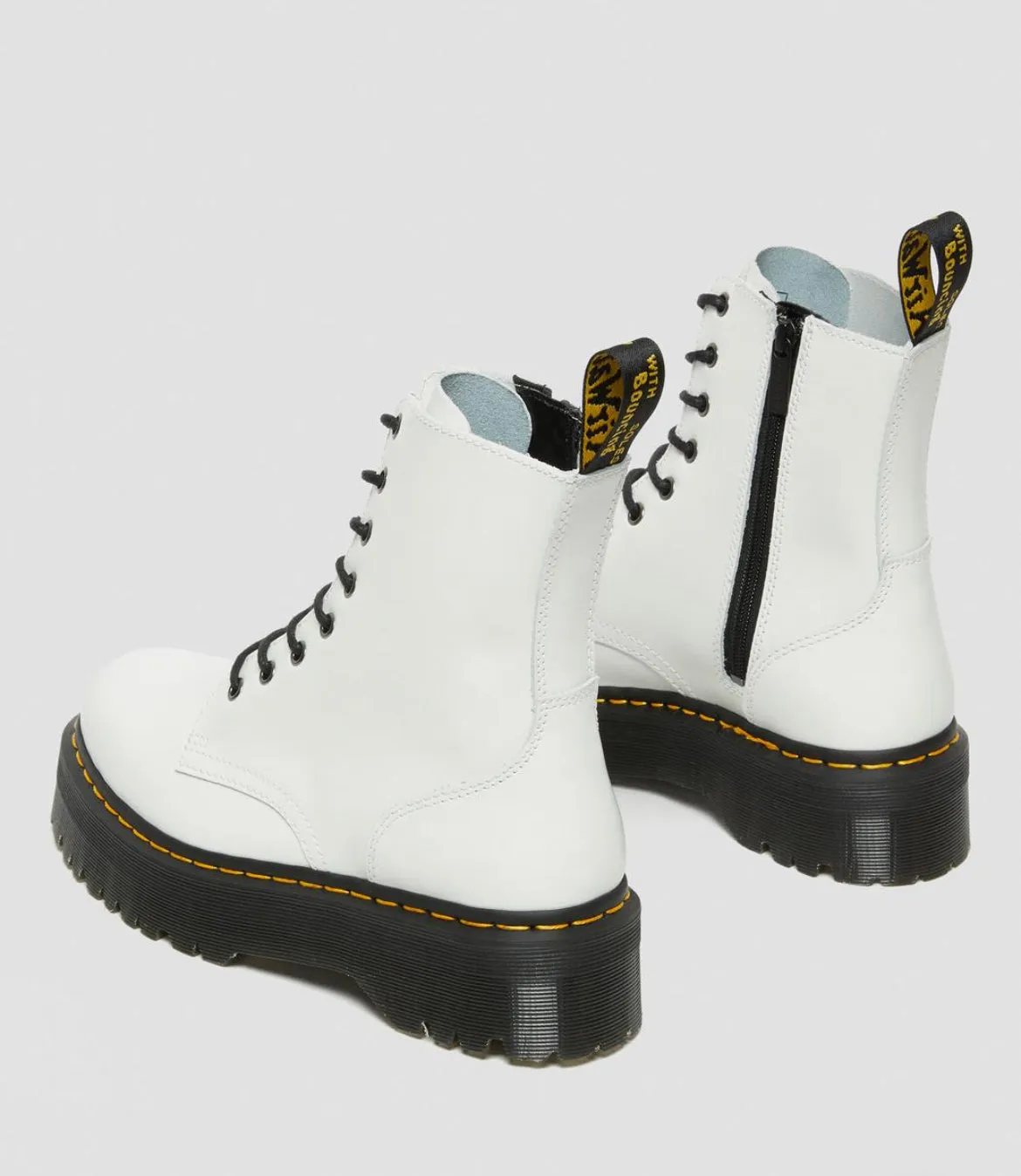 Dr.Martens Jadon Plateau White Smooth 15265100