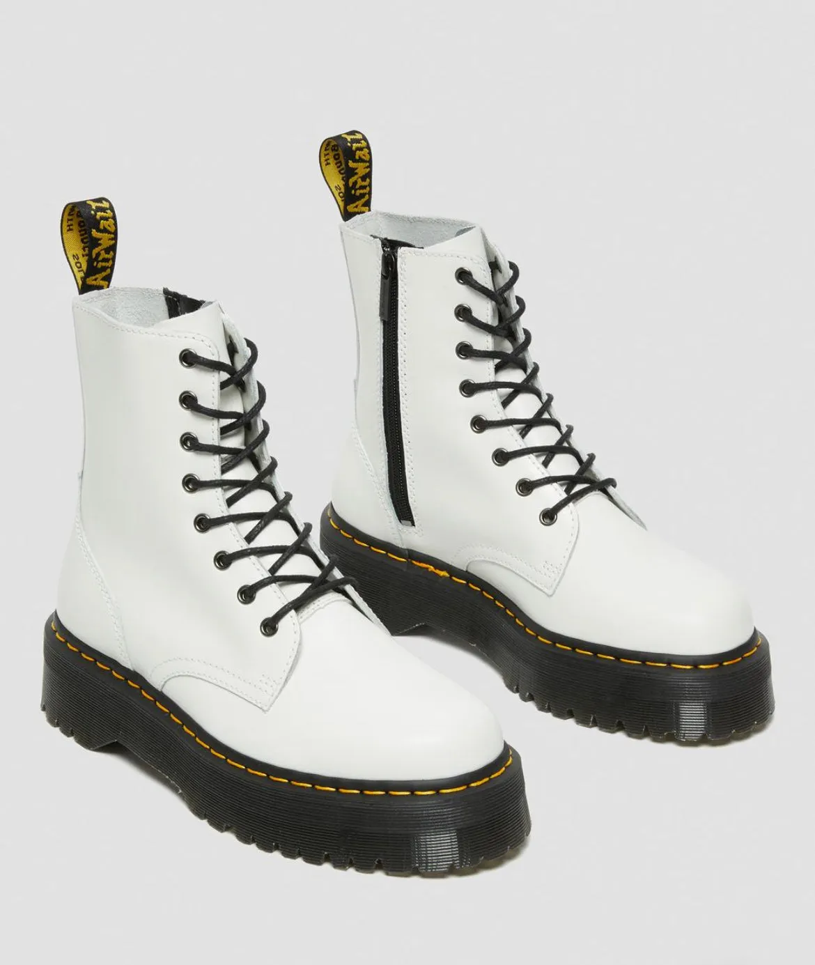 Dr.Martens Jadon Plateau White Smooth 15265100