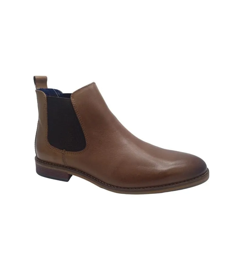 Dubarry Mens Leather Slip On Chelsea Boot - Steed