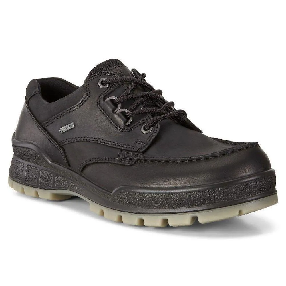 Mens Ecco Track 25 Lo Black Nubuck GORE-TEX Waterproof Shoes