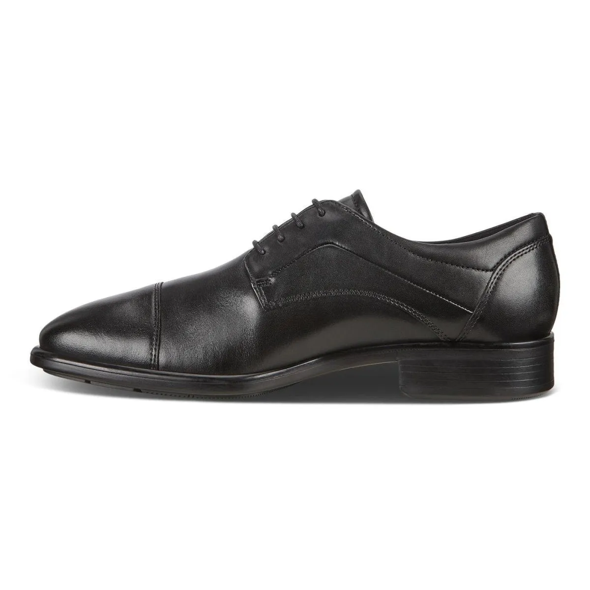 ECCO Men's City Tray Derby Shoe Black