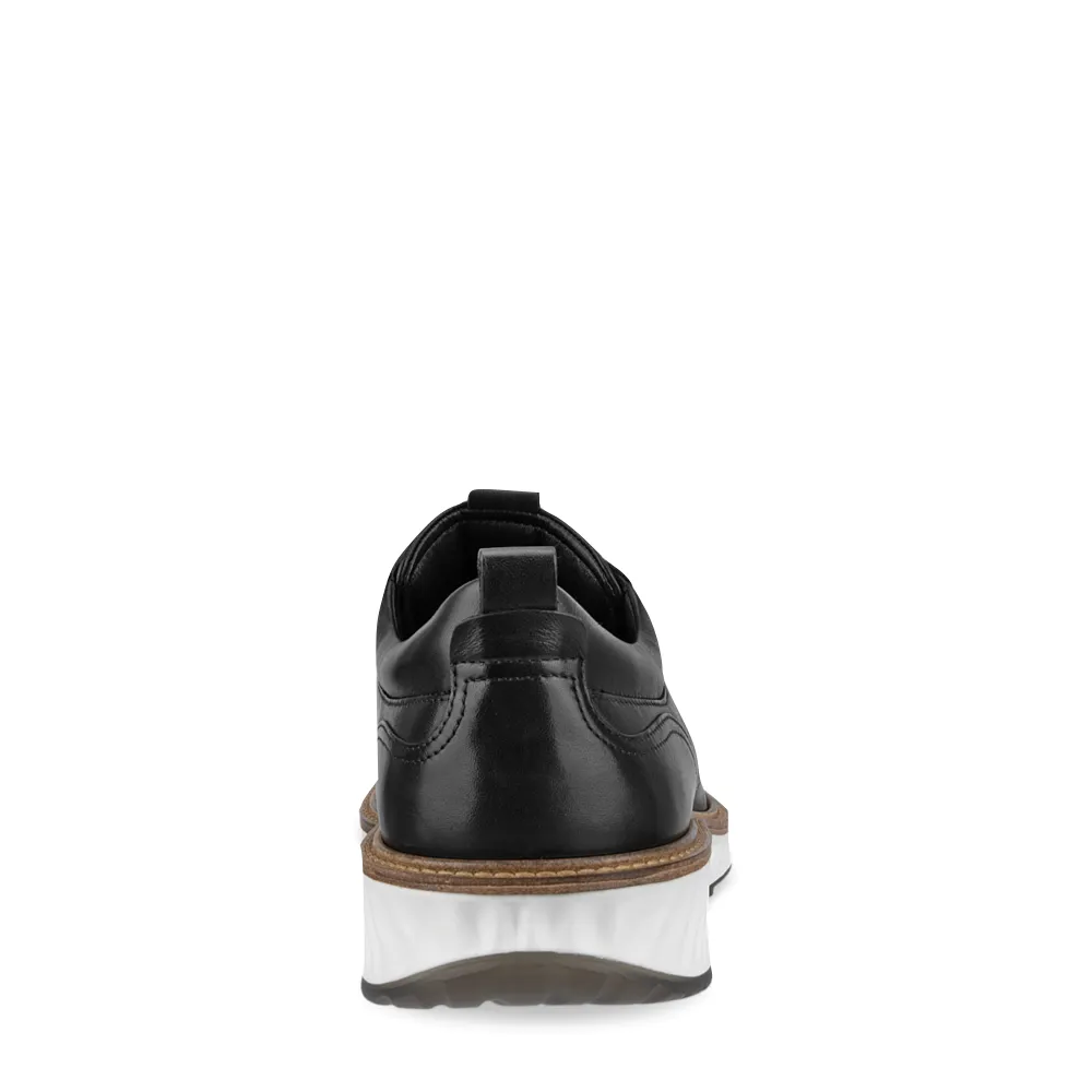 Ecco Men's ST.1 Hybrid Cap Toe Derby Lace in Black