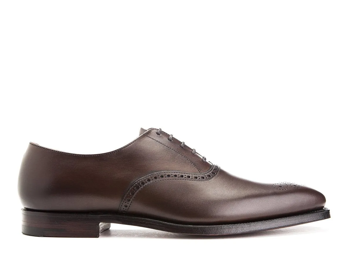 Edgware Dark Brown Burnished Calf