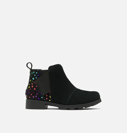 Emelie Kid's Waterproof Chelsea Boot - Black, Irid Stars