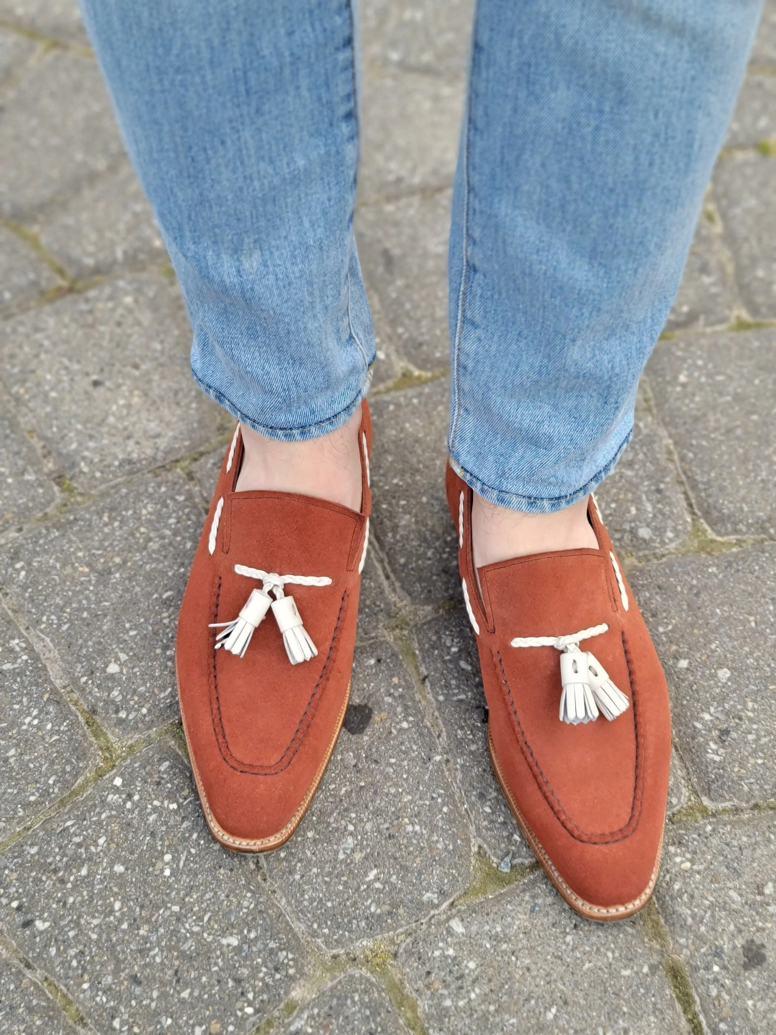 Eskapa - Rust Suede / Natural Crust Tassel - SAMPLE - Grade 1