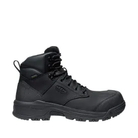 Evanston 6" Carbon-Toe Work Boot Waterproof Black Keen