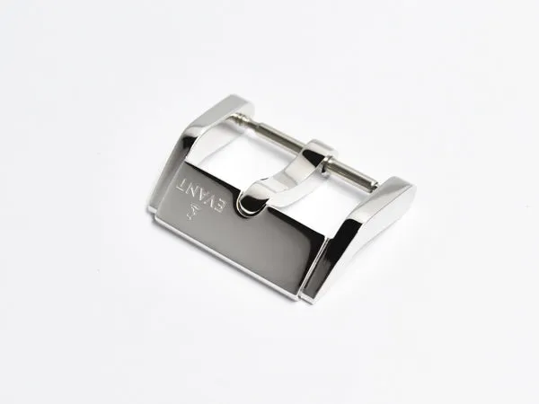 Evant Buckle - Polished Steel - 18mm, 20mm