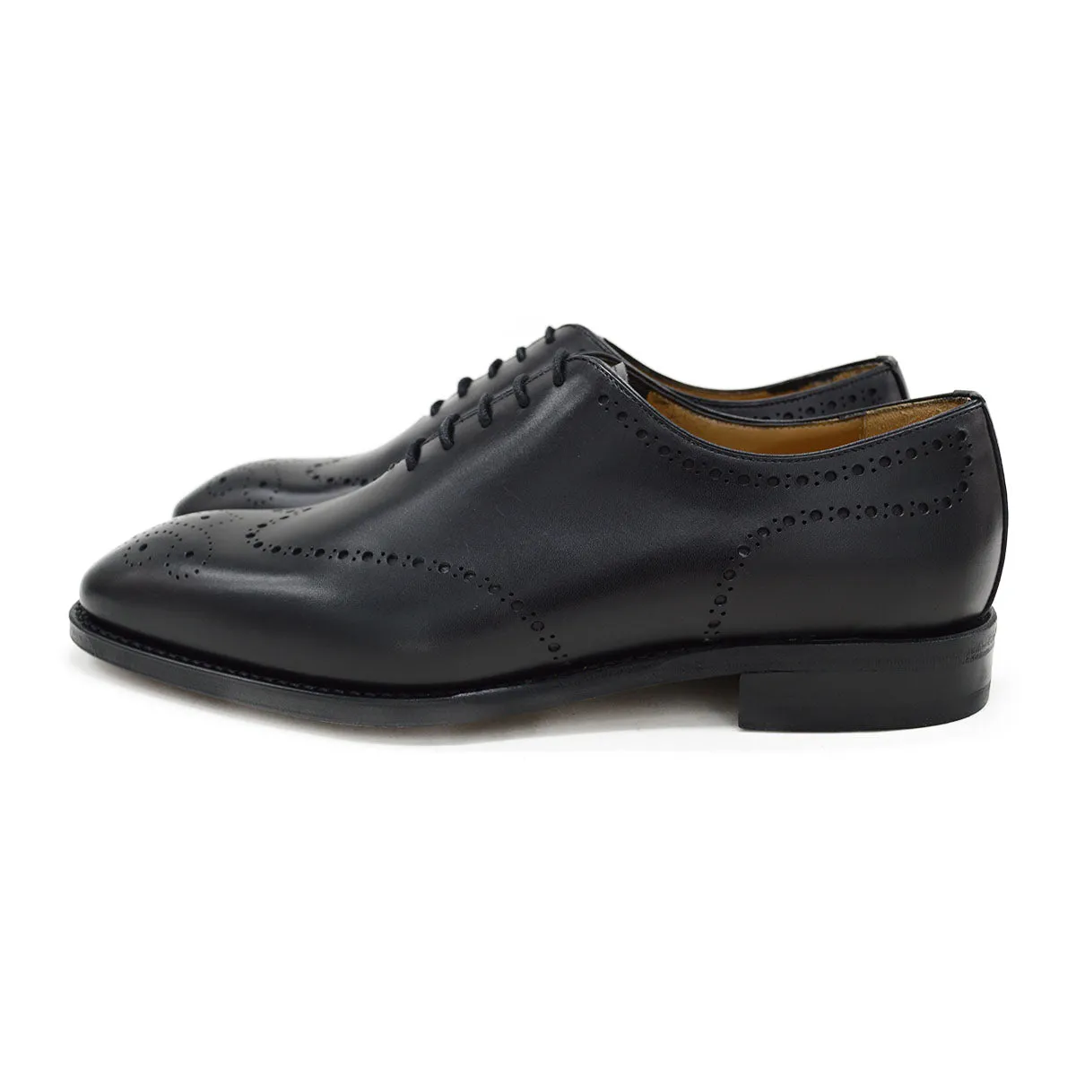 FACTORY SECOND Berwick 1707 Brogue Wholecut (5556) - Black