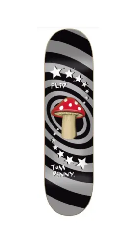 Flip Skateboards Penny Silver Foil Mushroom 8.125 x31.85 Skateboard Deck Reissue - Tabla