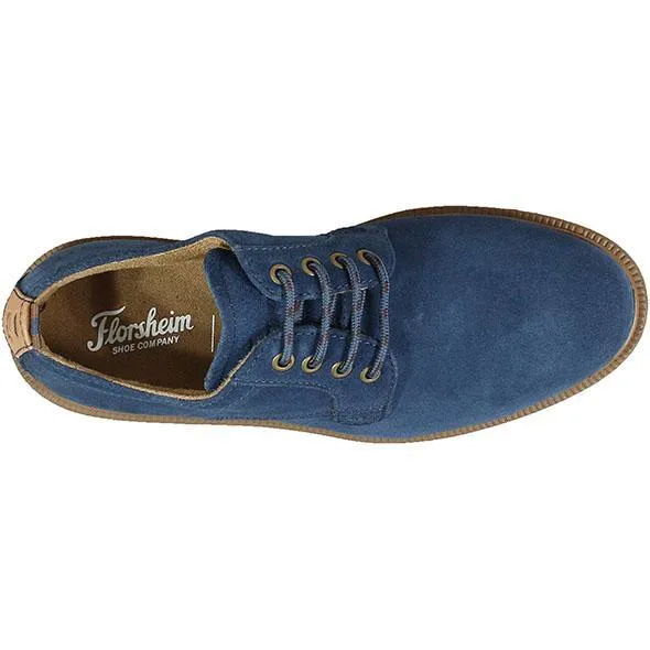 Florsheim Kids Boy's Sapacush Plain Toe Ox Navy Suede/Brick (Sizes 12-3)