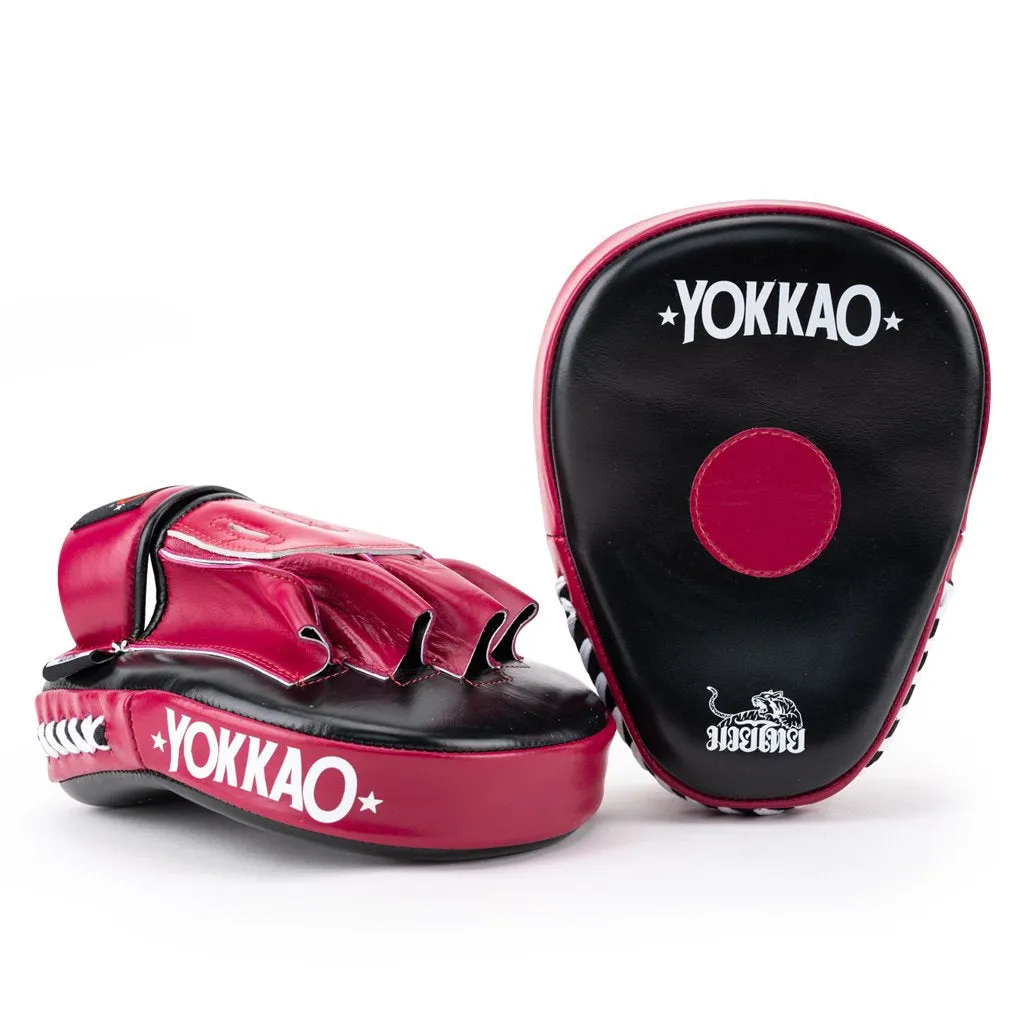 Focus Mitts Black/Cerise