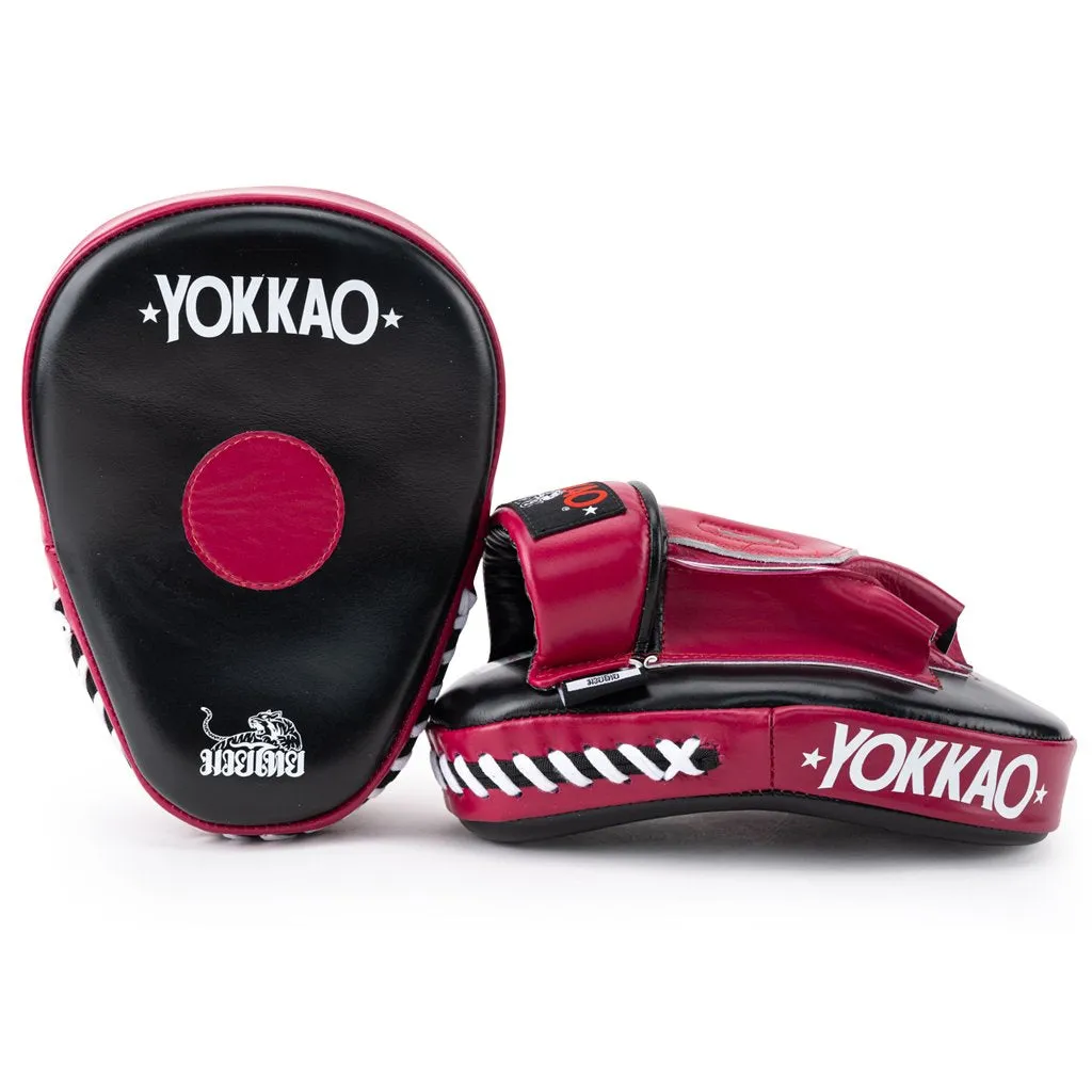 Focus Mitts Black/Cerise