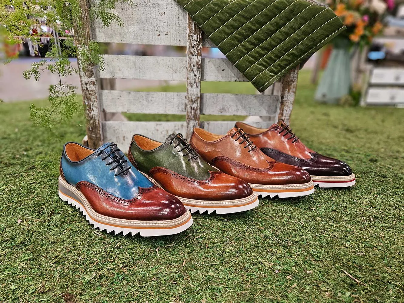 Gorgeous Two Tone Oxford Wingtip