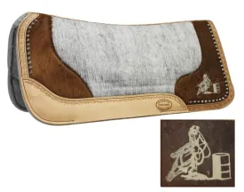 Hair on Argentina Cowhide Barrel Racer Saddle Pad