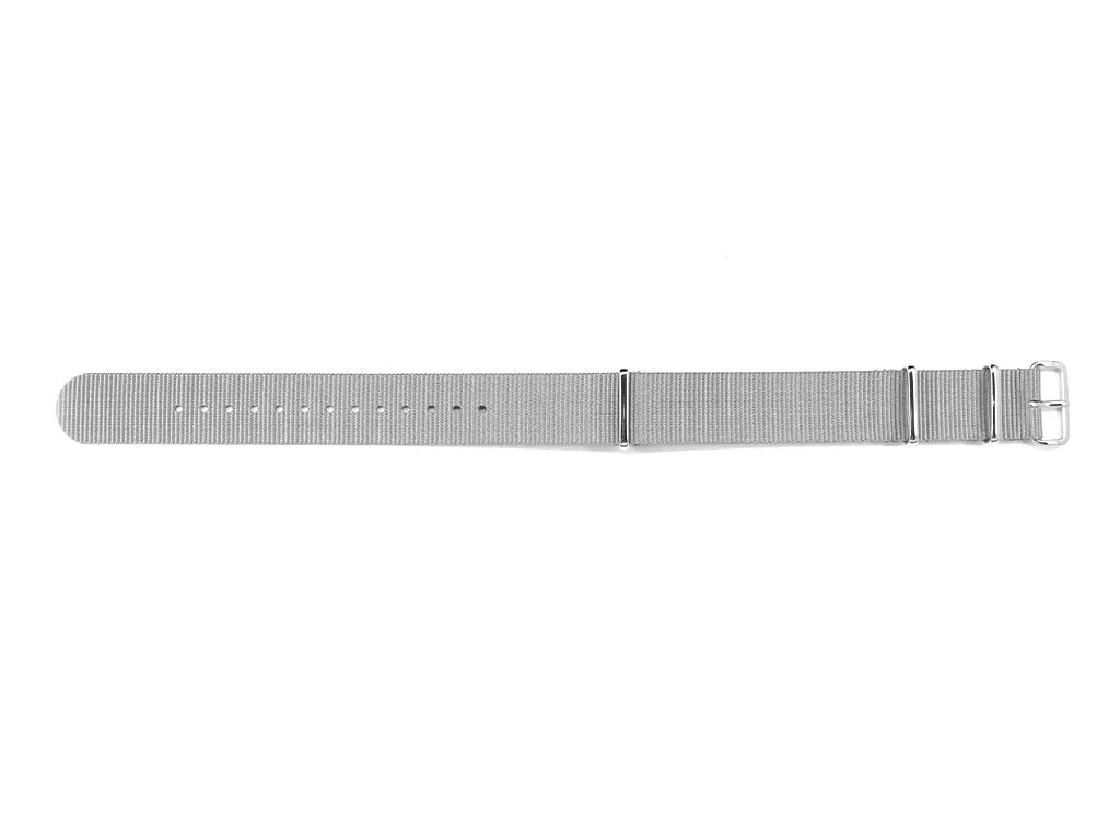 Hitori Light Grey Military Nylon  Strap