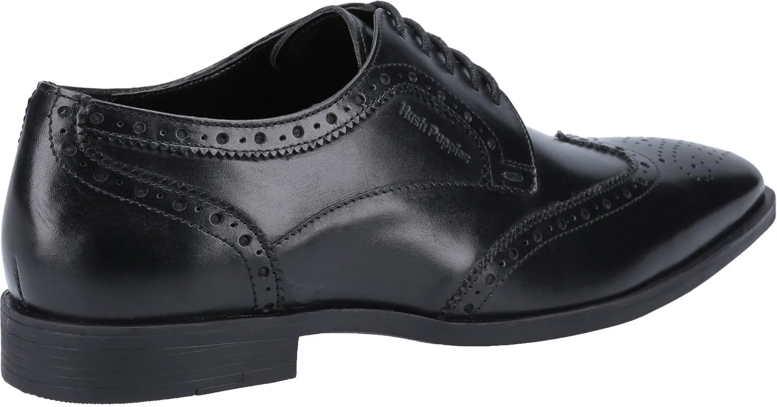 Hush Puppies Elliot Brogue School Shoe