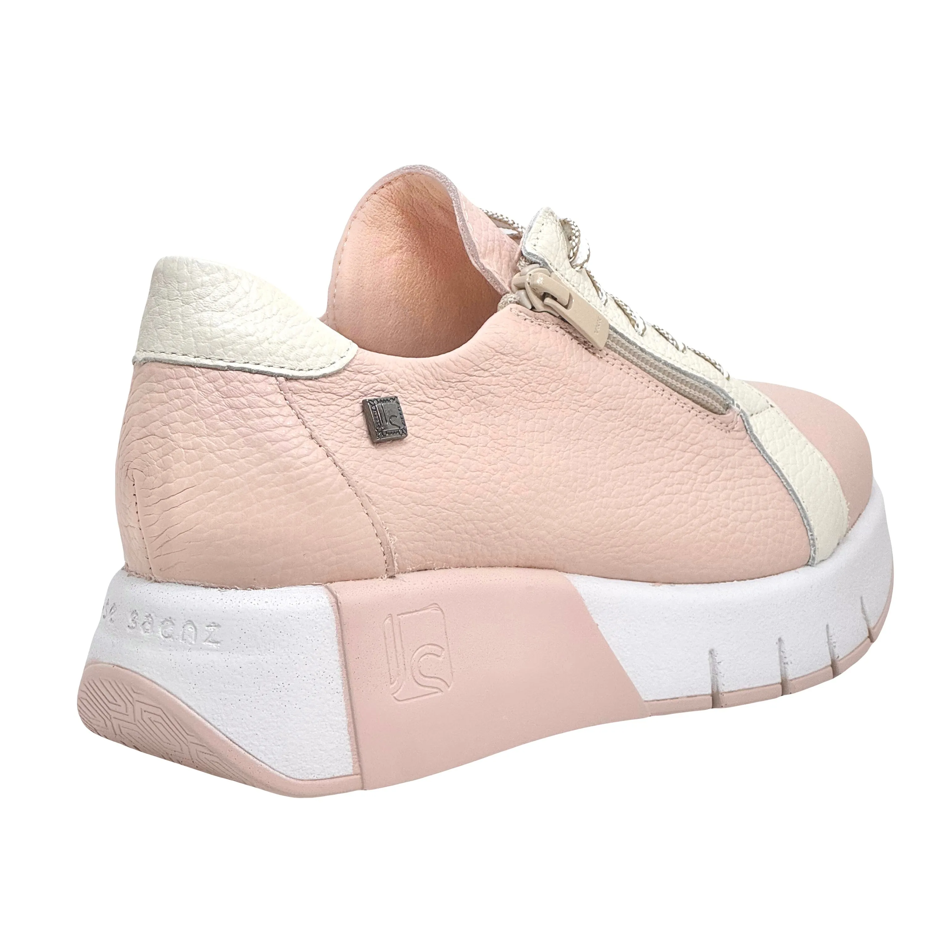 Jose Saenz Davina Ladies Flatform Leather Sneaker