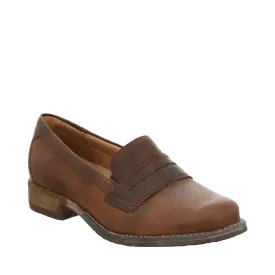 Josef Seibel Women's Sienna 96 Leather Loafer in Camel