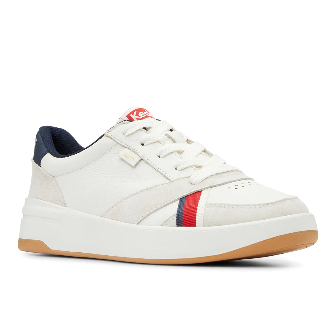 Keds Womens' Recreational Habits The Court White/Navy/Red (WH67545)