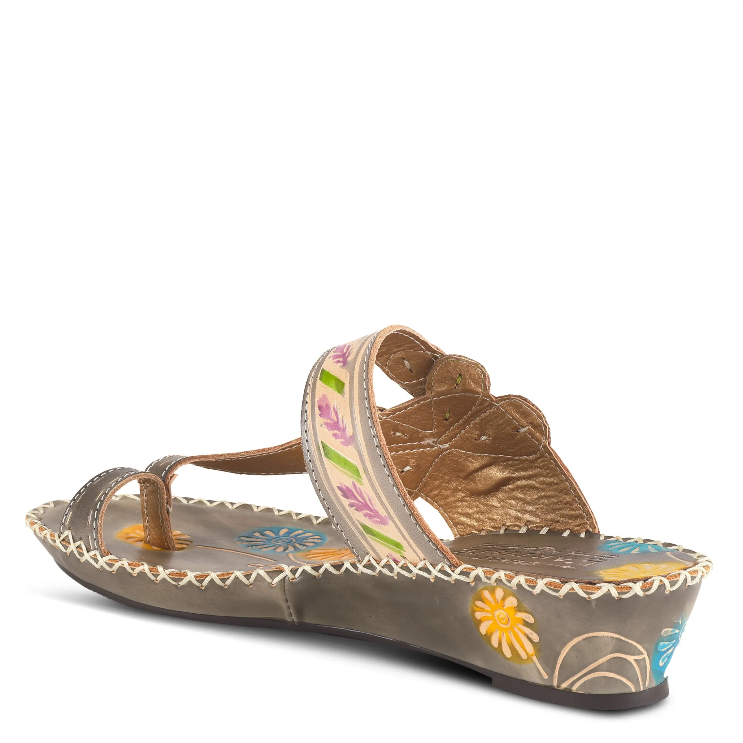 L'ARTISTE SANTORINI SLIDE SANDAL