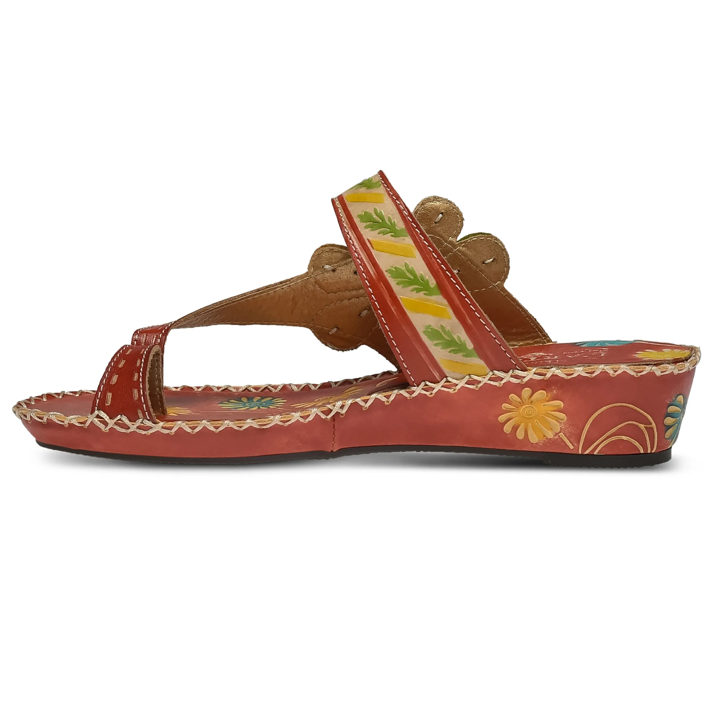 L'ARTISTE SANTORINI SLIDE SANDAL