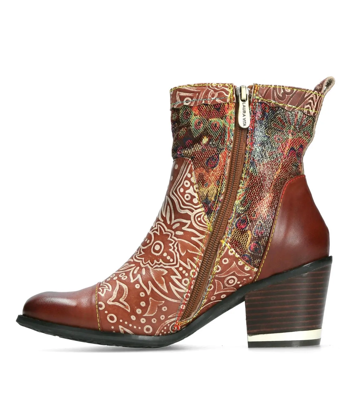 Laura Vita Igcreo Ladies Western Style Ankle Boot