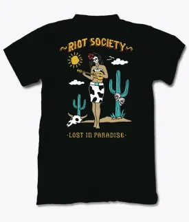 Lost in Paradise Cowgirl Mens T-Shirt