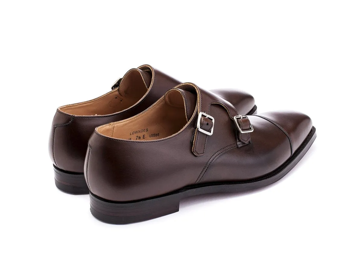 Lowndes Dark Brown Burnished Calf