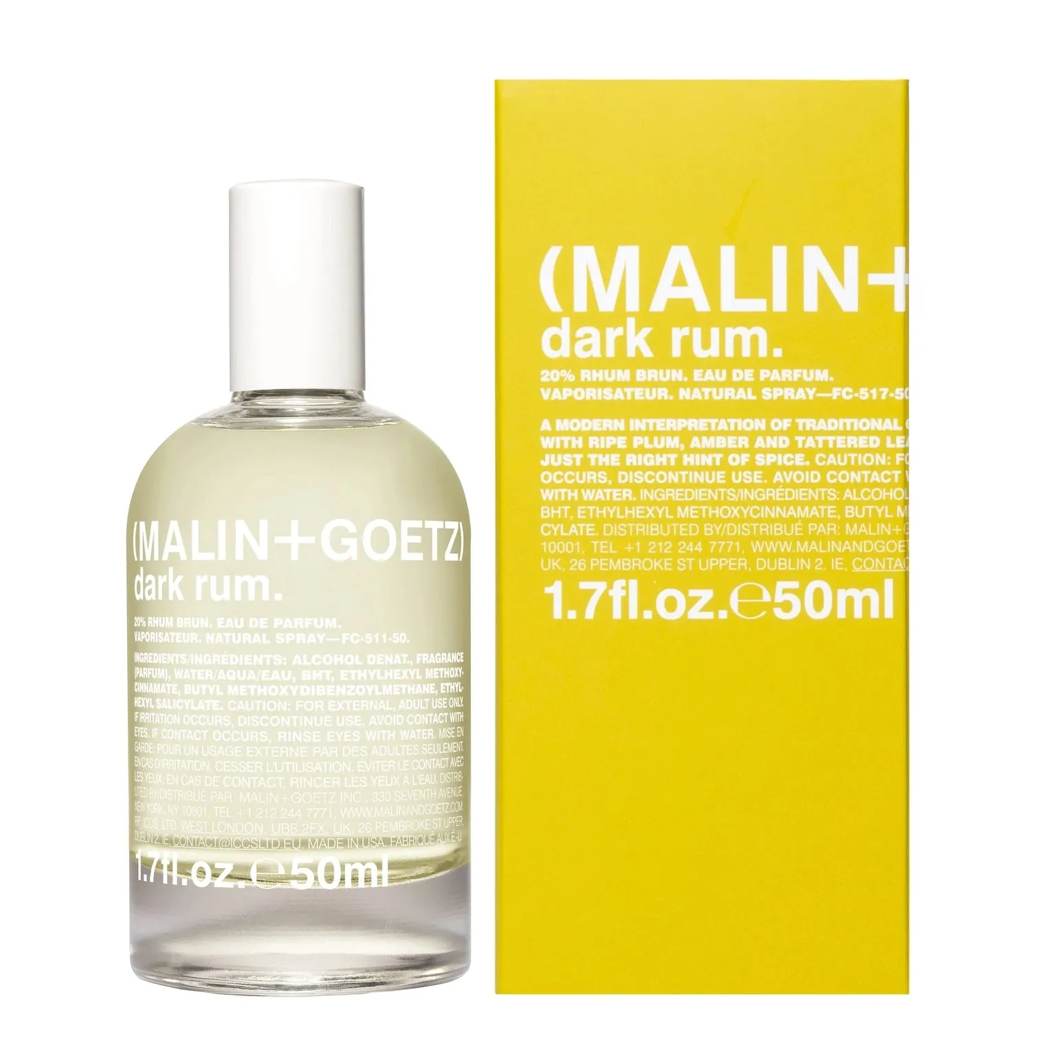 Malin Goetz Dark Rum Eau de Parfum 50ml