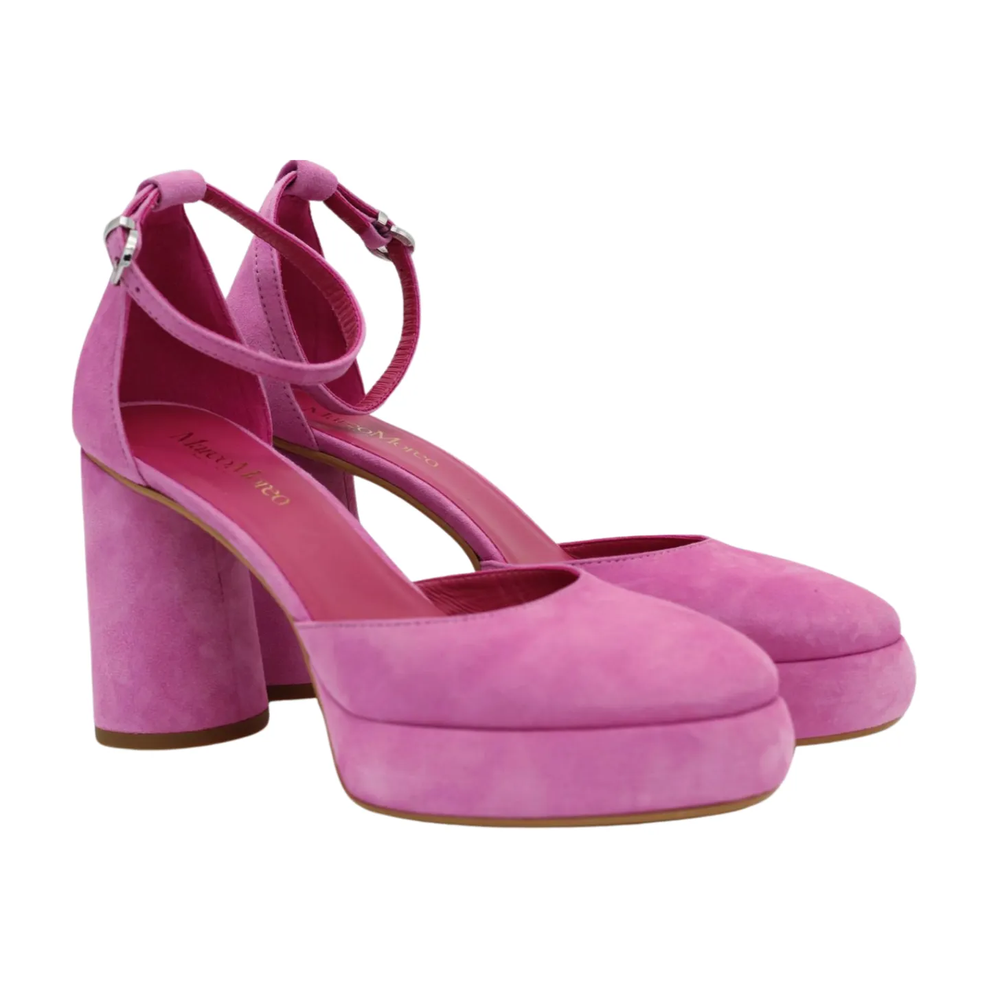 MARCO MOREO  PHOEBE Pink Suede Heel F081