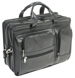 McKlein P Series HUBBARD 88435 Leather Double Compartment Laptop Case