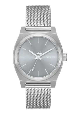 Medium Time Teller Milanese - All Silver