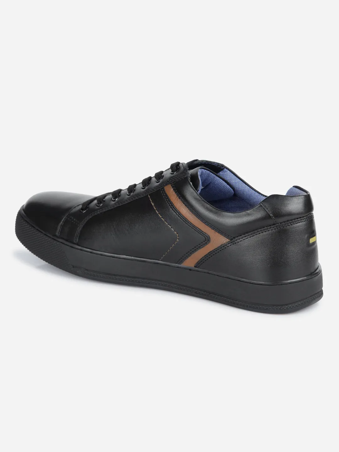 Men's Black Lace Up Sneaker (ID3051)