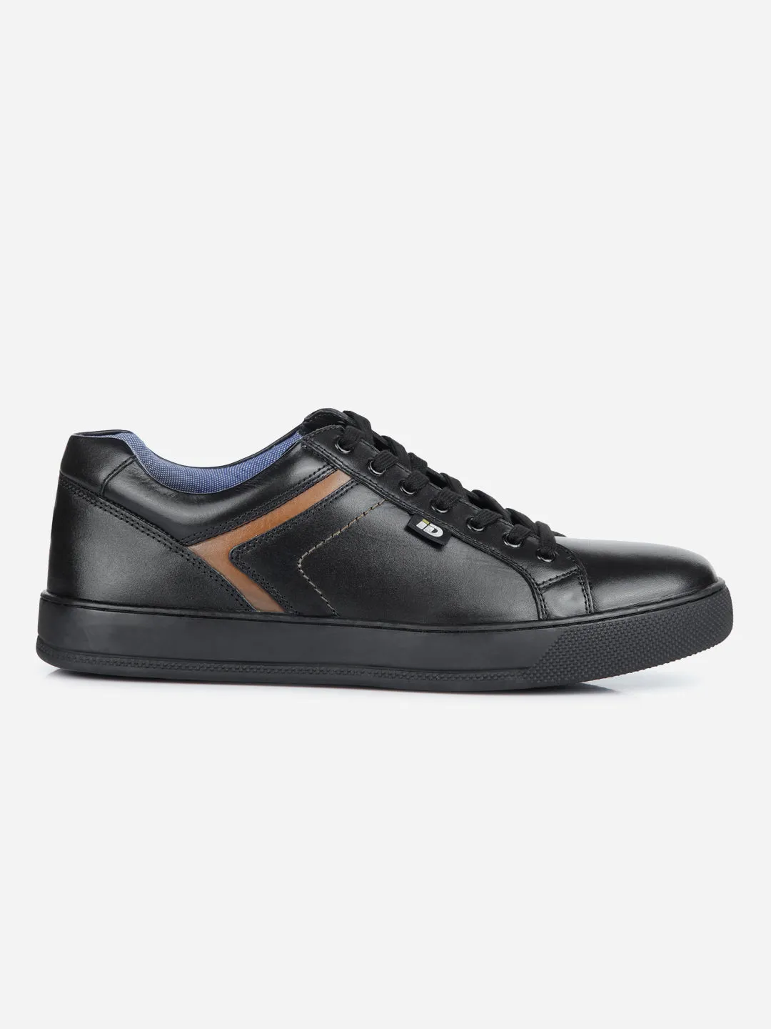 Men's Black Lace Up Sneaker (ID3051)