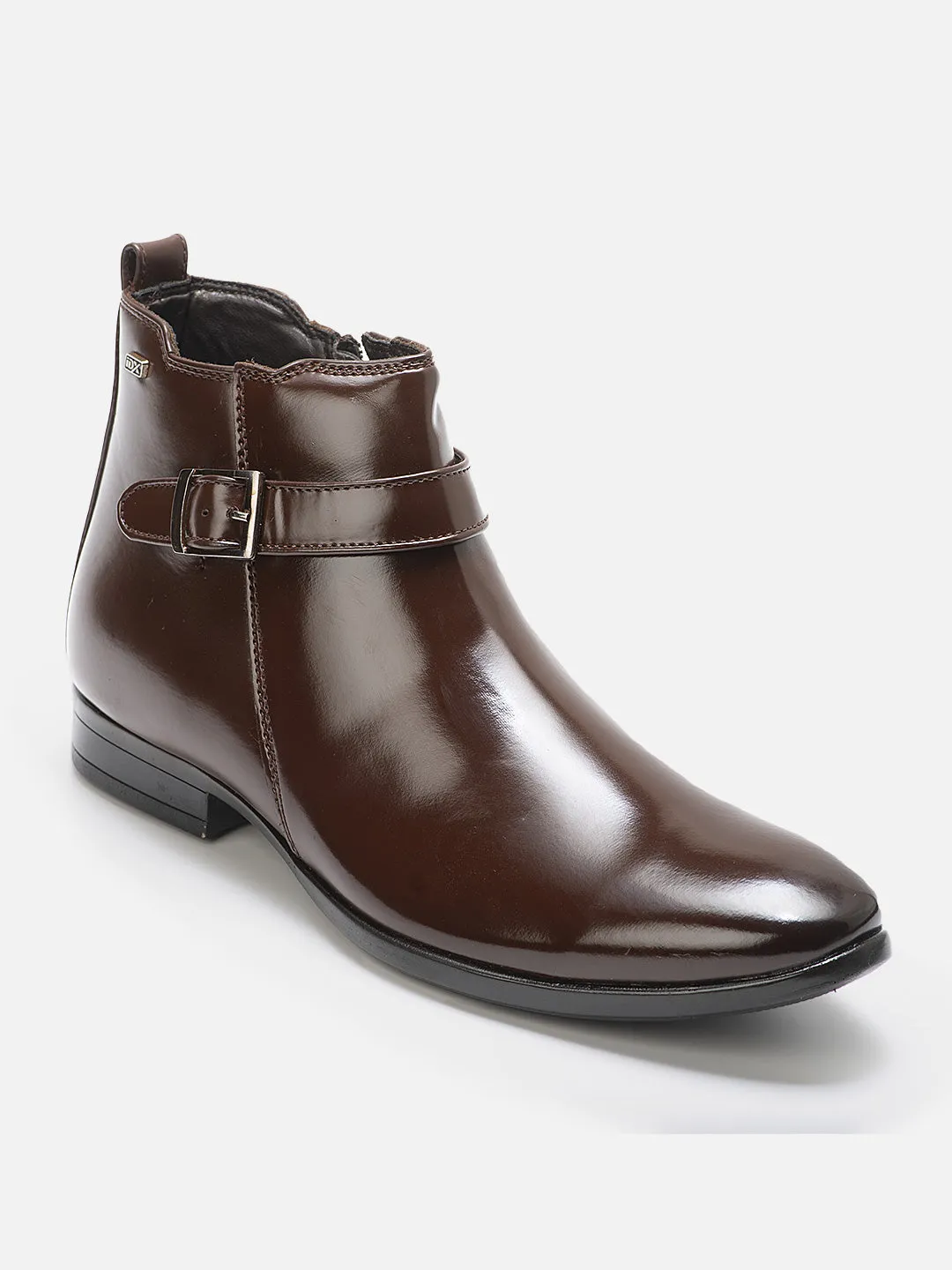 Men's Brown Ankle top Slip On Formal Boot (IX2034)