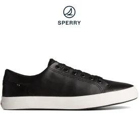 Men's Striper II Leather Sneaker Black (STS25433)