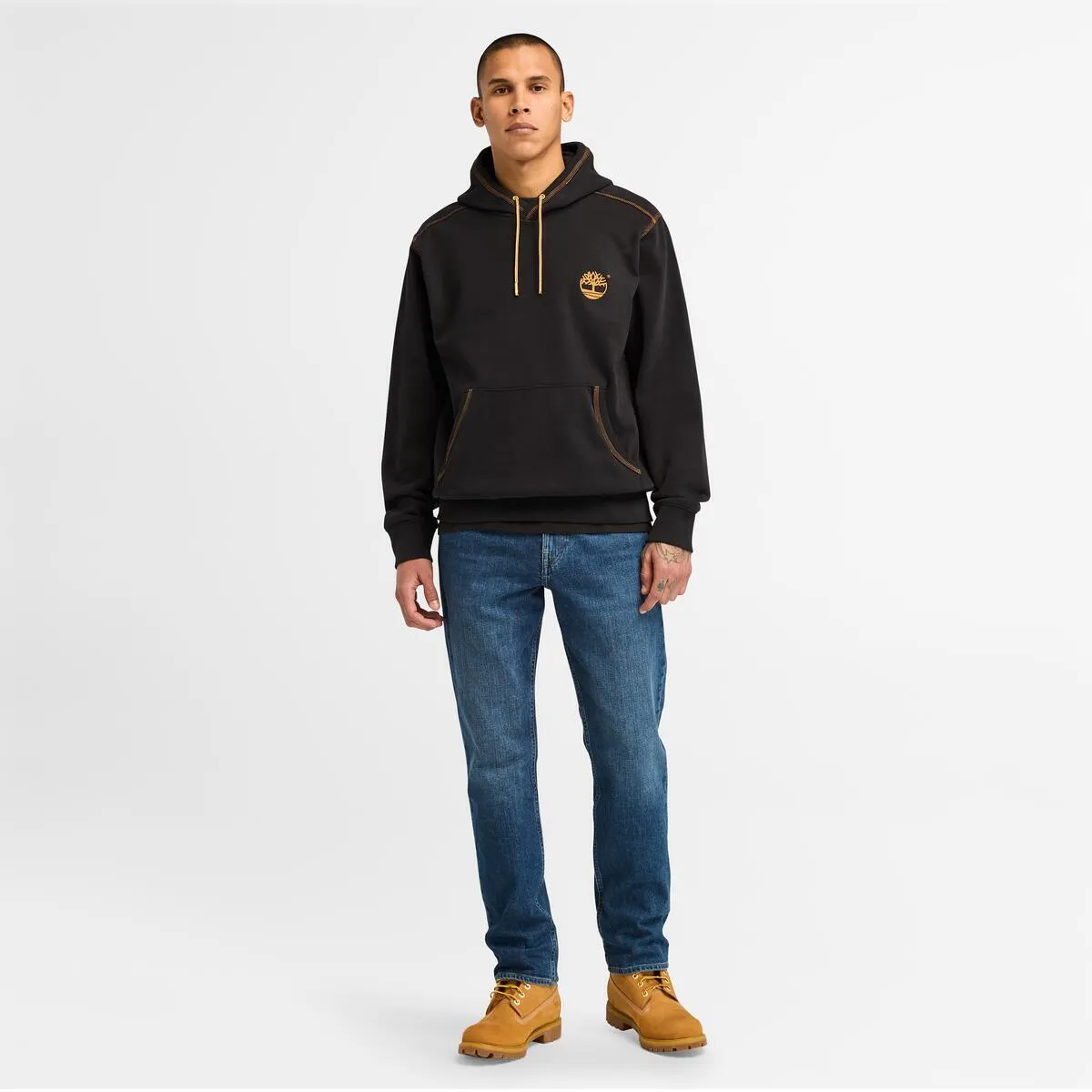 Men's Yellow Boot Hoodie