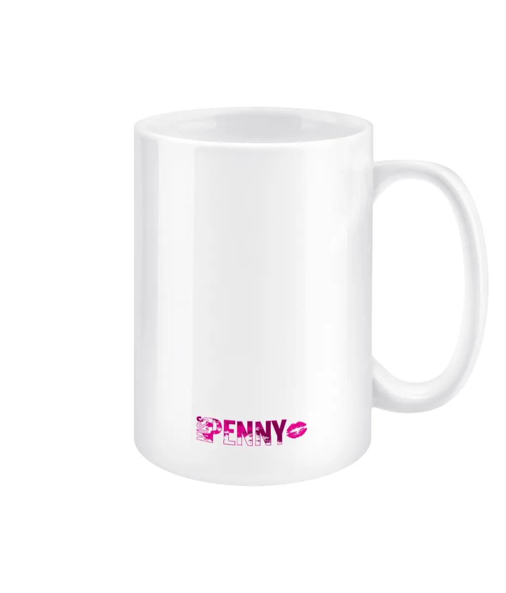 Miss Penny, Blow You A Kiss, Jumbo Ceramic Mug