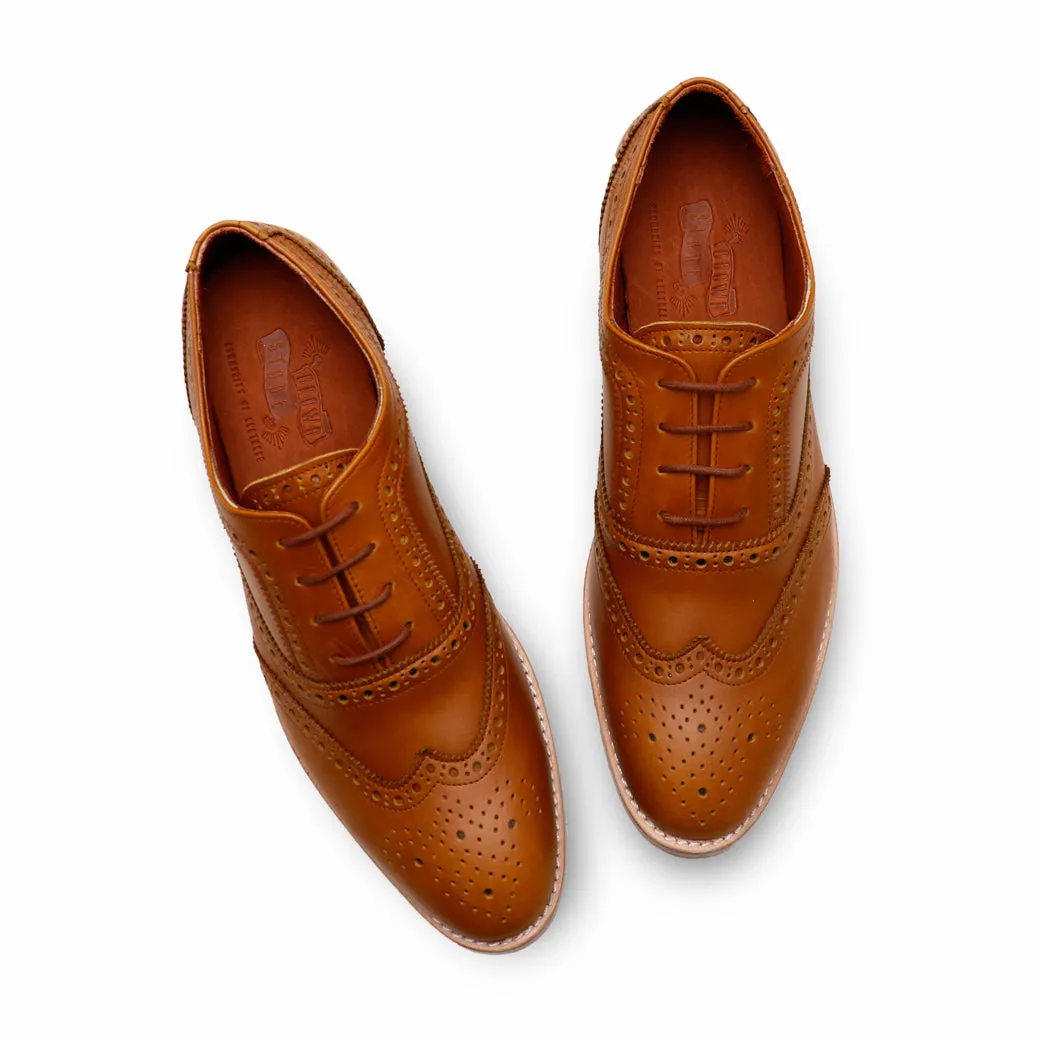 MR.FERGUSON FULL BROGUE Oil Toffee Tan