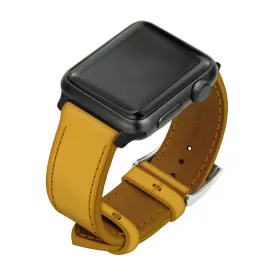 Noreve Saint Tropéz Strap for Apple Watch in Jaune Soulèu