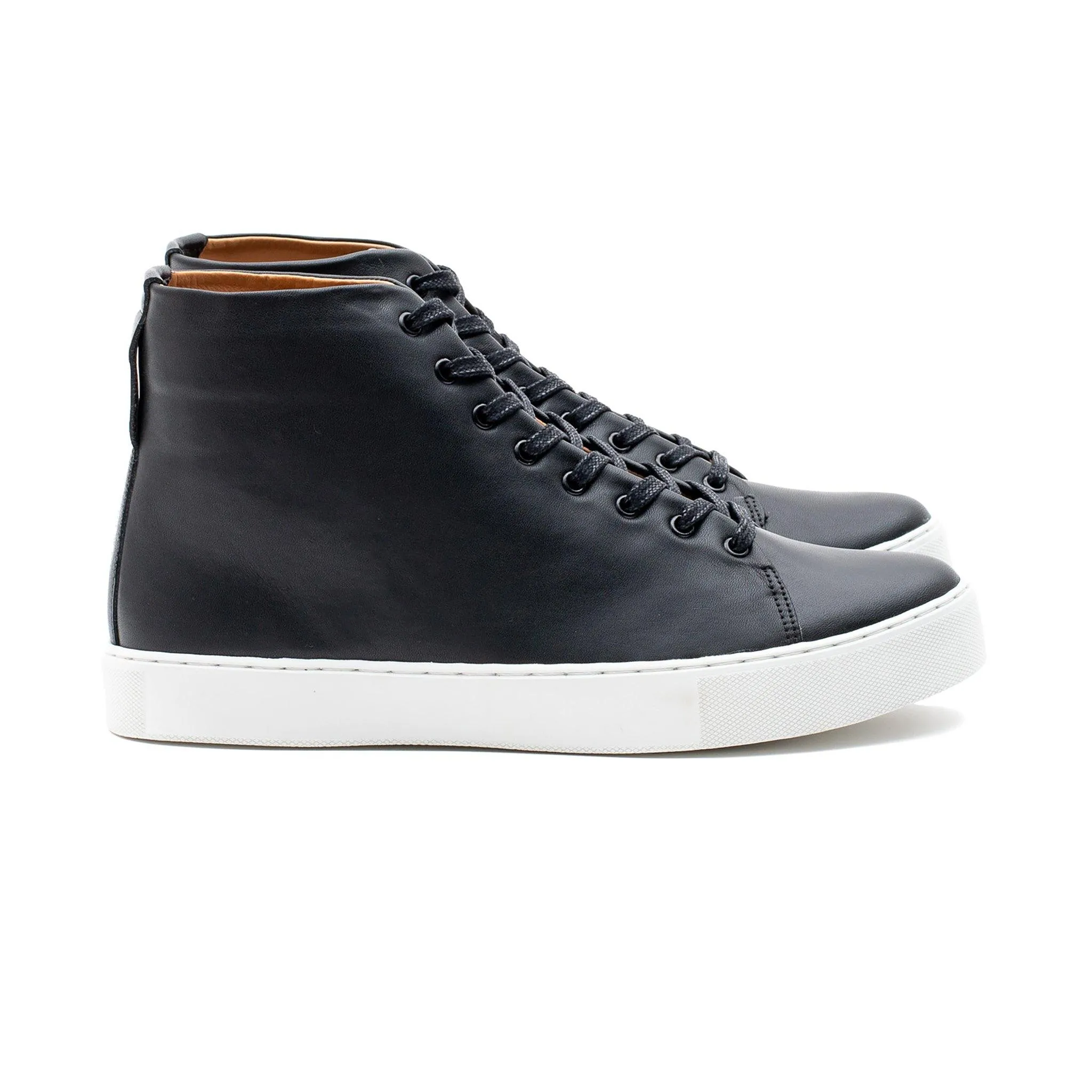 Overstone Hi Derby - Black Calf