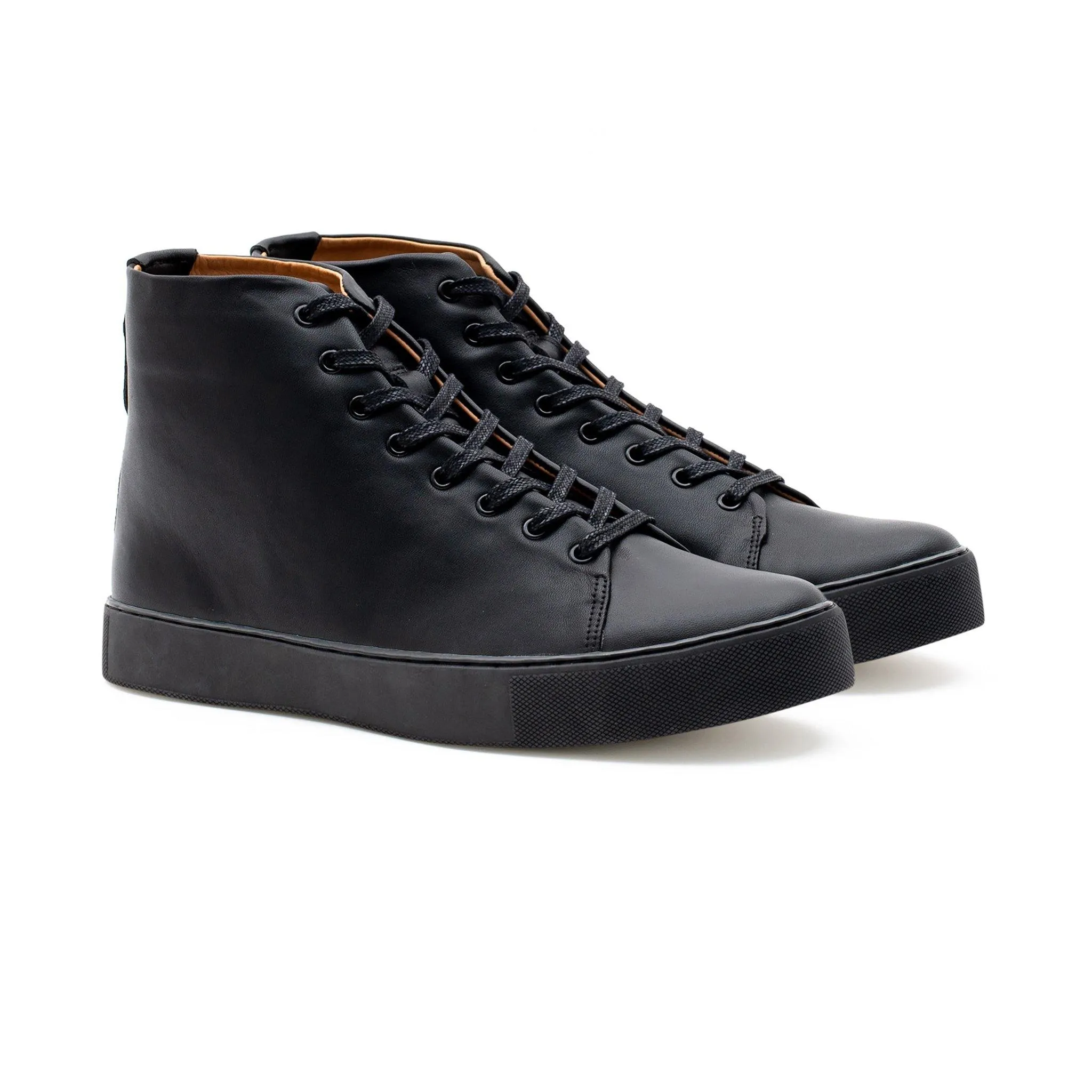 Overstone Hi Derby - Black Calf