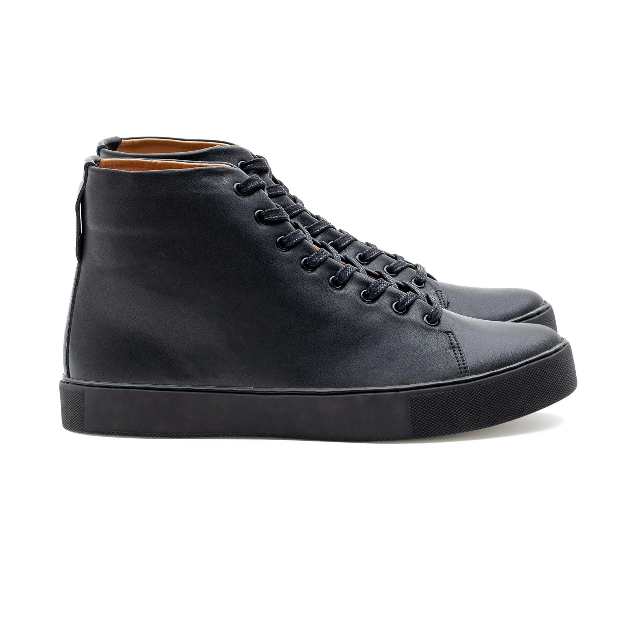 Overstone Hi Derby - Black Calf